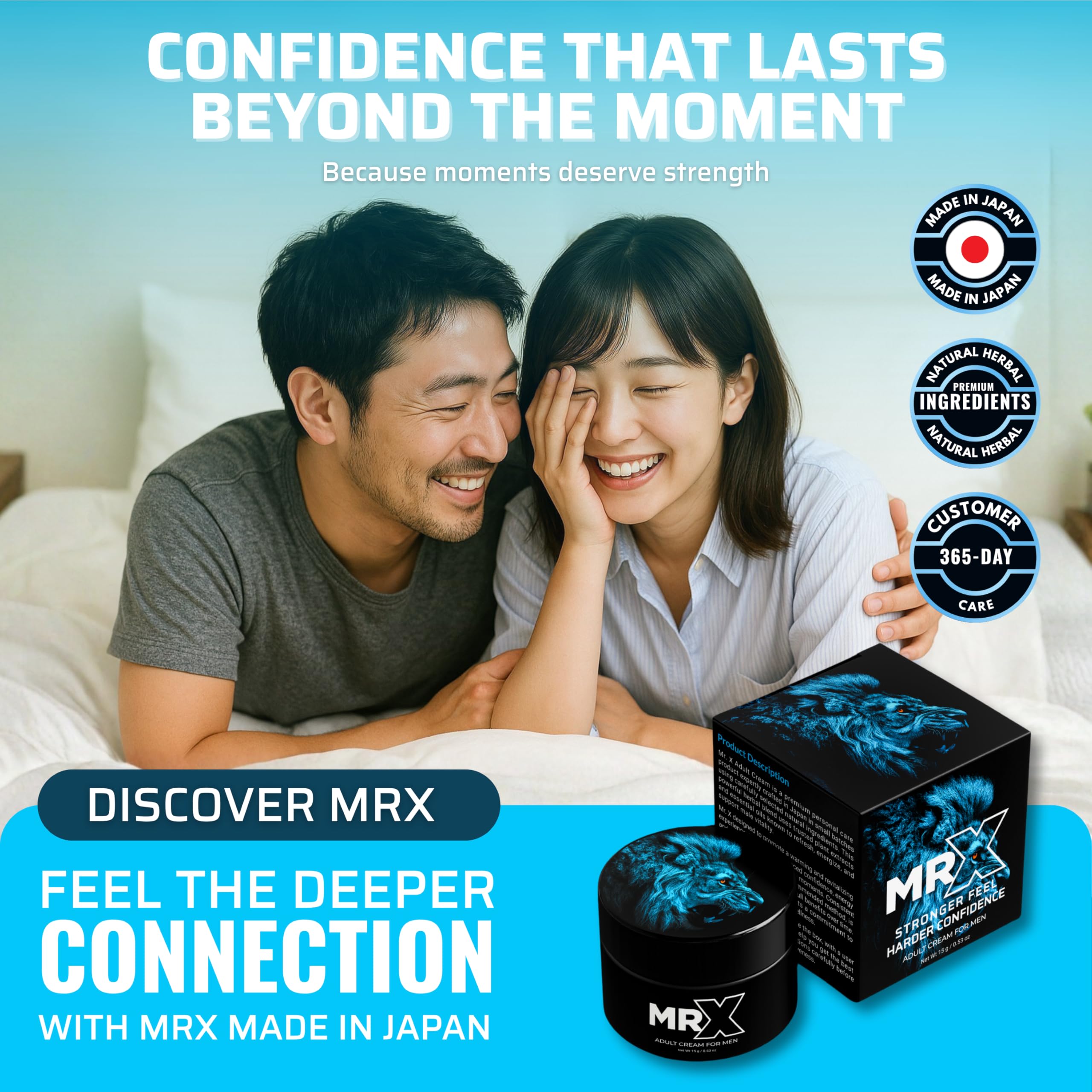 Amazon | MR X プレミアム メンズ ハーバル クリーム – Made in Japan